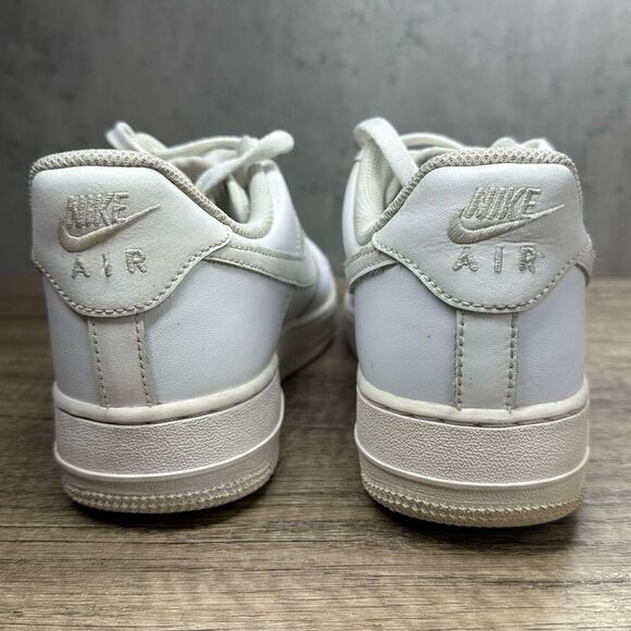 Nike~Men’s~Air Force 1 Low '07 White Used~Size 7.5 - Picture 4 of 8